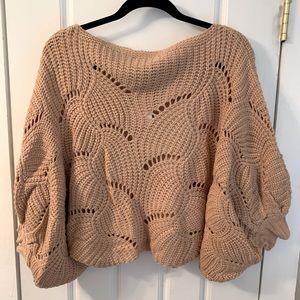 Eloise cropped lightweight sweater